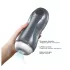 Dorcel Blowjoy Vibe - siurbimo ir vibruojantis akumuliatorinis masturbatorius (pilkas)