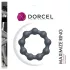 Dorcel Maximize - rutulinis silikoninis varpos žiedas (pilkas)