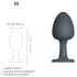 Dorcel Geisha Plug M - rutulinis analinis kaištis (juodas)