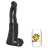 AnimHole Bull - didelis dildo - 25 cm juodas