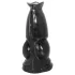 AnimHole Wolf - dildo forma - realistiškas - 21cm juodas