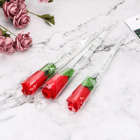 Panty Rose - moteriškos kelnaitės su rože - raudonos (S-L)