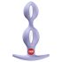 Fun Factory - analinis rutulių dildo - dvigubas - violetinis
