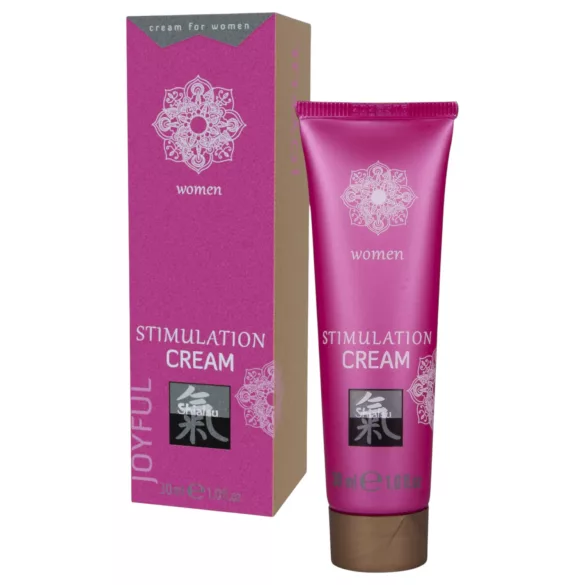 HOT Shiatsu Joyful - stimuliuojantis kremas moterims (30 ml)