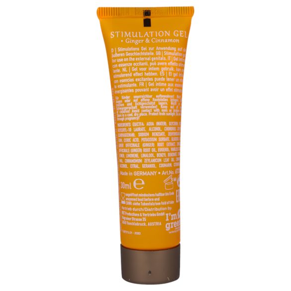 HOT Shiatsu - stimuliuojantis kremas moterims - imbieras ir cinamonas - 30 ml