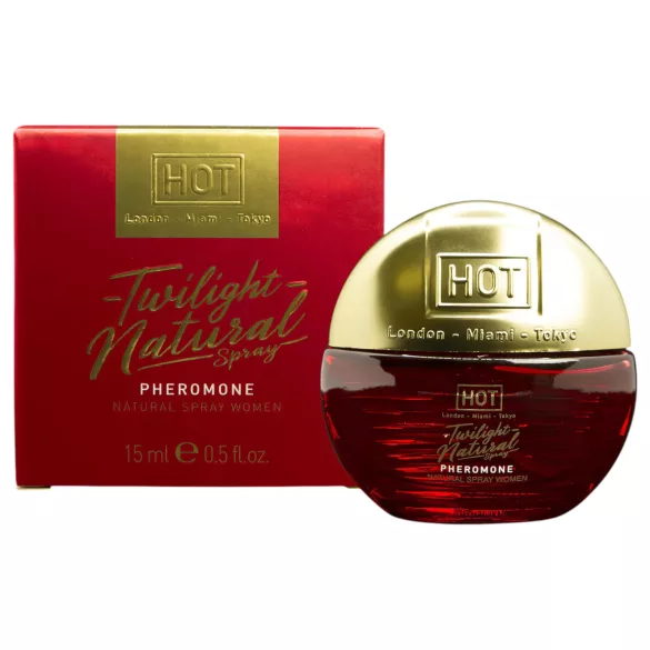 HOT Twilight Natural - feromonų kvepalai moterims - bekvapis - 15ml