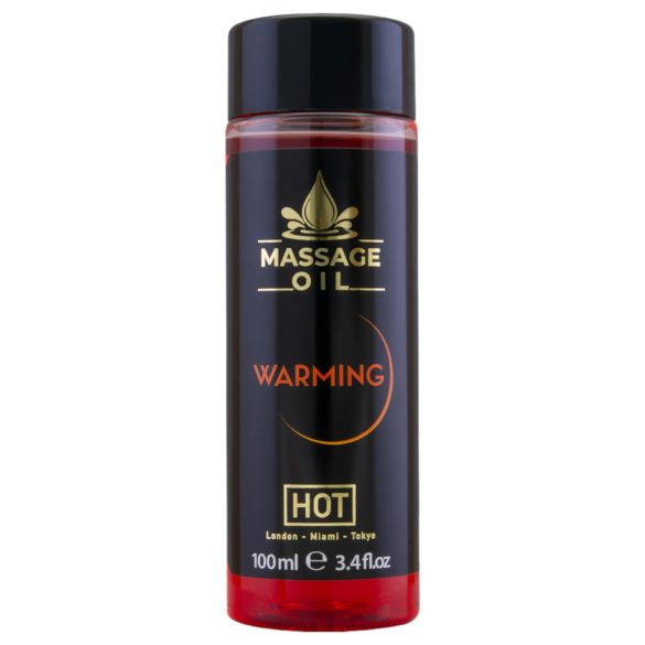 HOT odos priežiūros masažo aliejus - šildantis poveikis (100 ml)