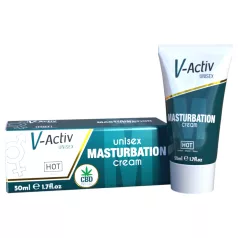   Hot V-Active - stimuliuojantis unisex masturbacijos kremas - 50 ml