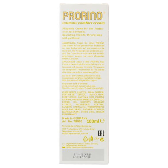 HOT Prorino - analinis kremas - priežiūrai - 100 ml