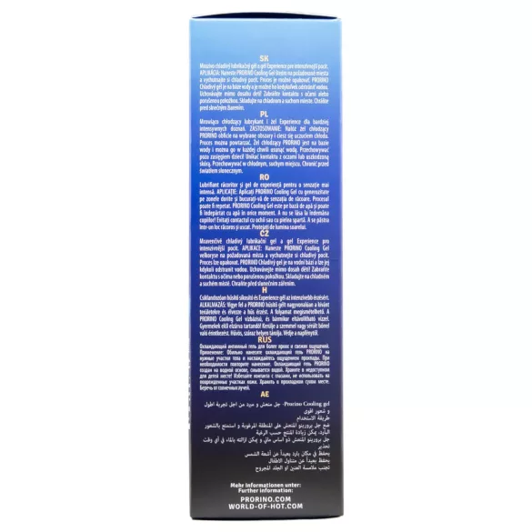 HOT Prorino - intymus kremas vyrams - stipriai vėsinantis - 100 ml
