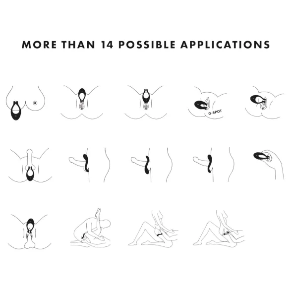 Satisfyer Endless Joy - poros vibratorius - įkraunamas - rožinis