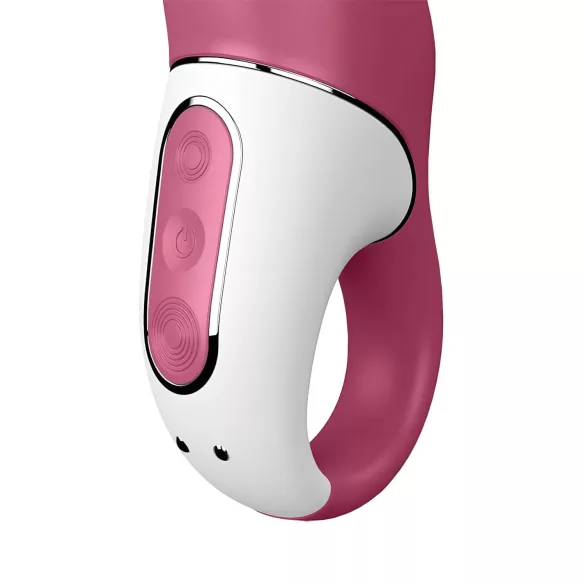„Satisfyer Petting Hippo“ - įkraunamas, vandeniui atsparus vibratorius (rožinis)
