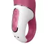 „Satisfyer Petting Hippo“ - įkraunamas, vandeniui atsparus vibratorius (rožinis)