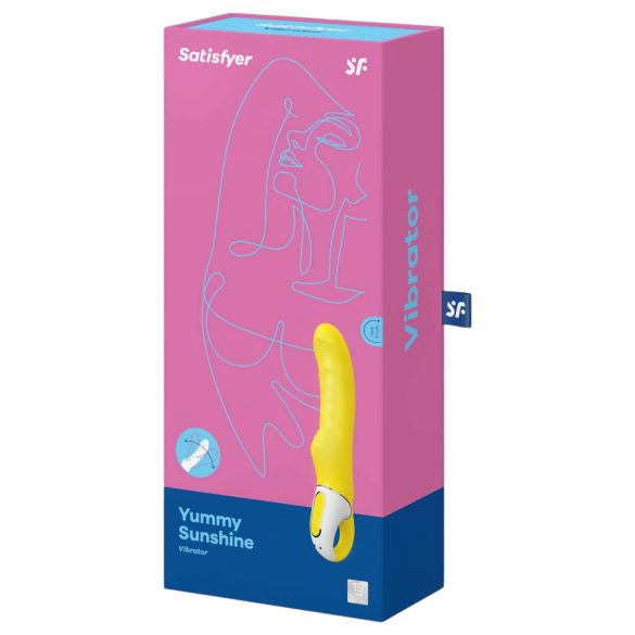 Satisfyer Yummy Sunshine - G taško vibratorius - atsparus vandeniui - geltonas