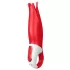 Satisfyer Power Flower - vibratorius - įkraunamas, atsparus vandeniui - raudonas