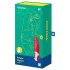 Satisfyer Power Flower - vibratorius - įkraunamas, atsparus vandeniui - raudonas