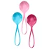 Satisfyer - geišos kamuoliukų rinkinys - 3 dalių treniruotėms