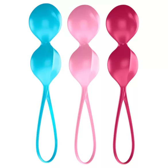 Satisfyer V Balls - geišos kamuoliukų rinkinys - 3 vnt.