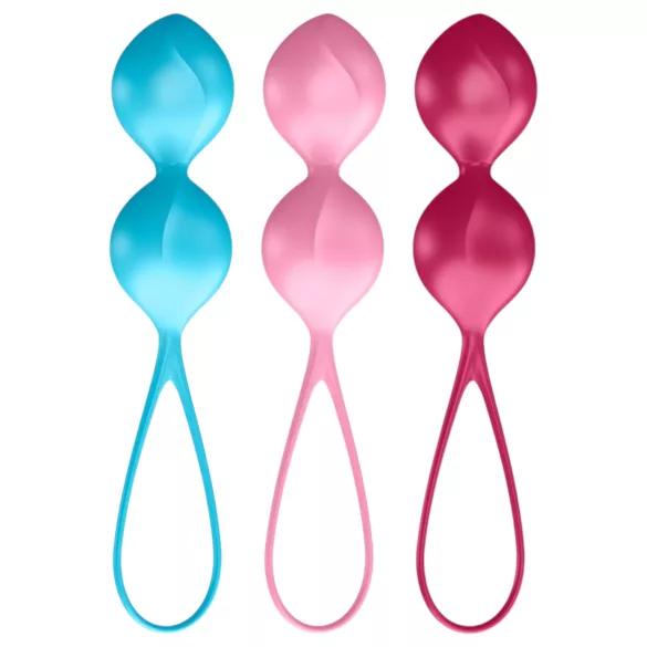 Satisfyer V Balls - geišos kamuoliukų rinkinys - 3 vnt.