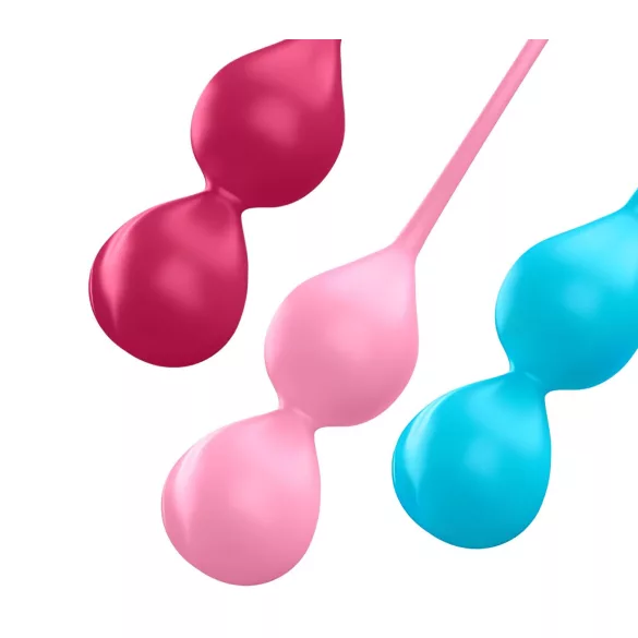 Satisfyer V Balls - geišos kamuoliukų rinkinys - 3 vnt.