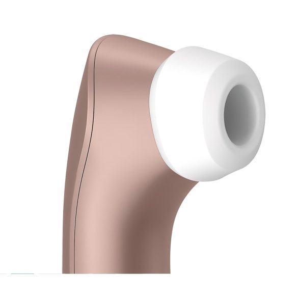Satisfyer Pro 2+ - klitorio stimuliatorius vibratoriumas - įkraunamas - rudas