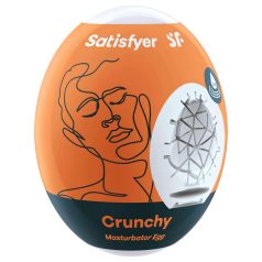   Satisfyer Egg Crunchy - masturbatorius vyrams - kiaušinio forma - 1 vnt