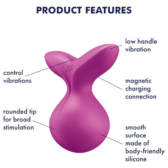 Satisfyer Viva la Vulva 3 - Klitorio vibratorius (violetinis)