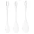 Satisfyer Yoni Power 1 - geišos kamuoliukų rinkinys - baltas - 3 dalių