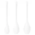 Satisfyer Yoni Power 1 - geišos kamuoliukų rinkinys - baltas - 3 dalių