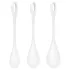 Satisfyer Yoni Power 1 - geišos kamuoliukų rinkinys - baltas - 3 dalių