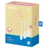 Satisfyer Yoni Power 1 - geišos kamuoliukų rinkinys - baltas - 3 dalių