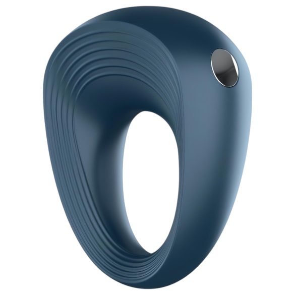 Satisfyer Power Ring - vandeniui atsparus vibruojantis penio žiedas (pilkas)