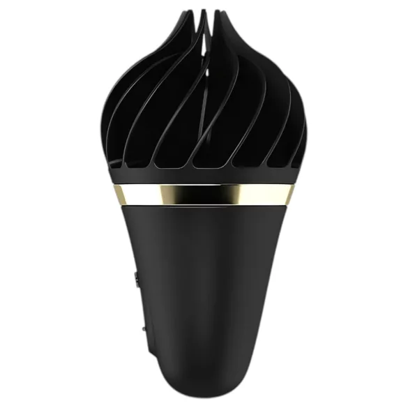 Satisfyer Sweet Treat - klitorio vibratorius su sukimu - įkraunamas, juodas