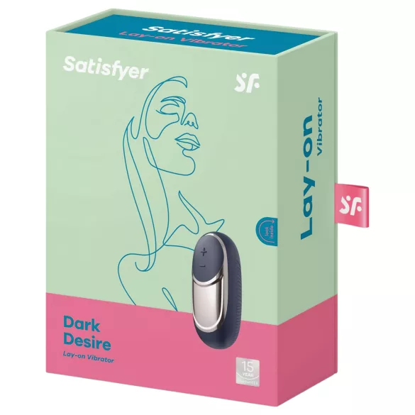 Satisfyer Dark Desire - klitorio vibratorius - įkraunamas - juodas