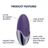 Satisfyer Purple Pleasure - klitorinis vibratorius - įkraunamas - violetinis