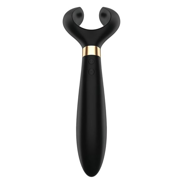 Satisfyer Endless Fun – įkraunamas, atsparus vandeniui porų vibratorius (juodas)