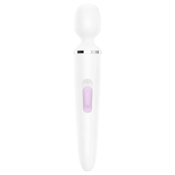Satisfyer Wand-er Woman - atsparus vandeniui masažuoklis vibratorius (baltas)