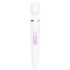 Satisfyer Wand-er Woman - atsparus vandeniui masažuoklis vibratorius (baltas)