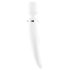 Satisfyer Wand-er Woman - atsparus vandeniui masažuoklis vibratorius (baltas)