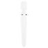 Satisfyer Wand-er Woman - atsparus vandeniui masažuoklis vibratorius (baltas)