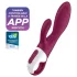 Satisfyer Heated Affair - klitorinis vibratorius su šildymu - raudonas