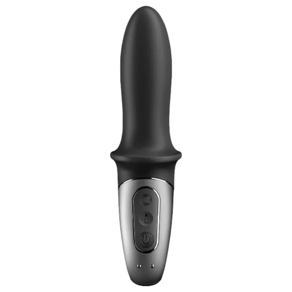 Satisfyer Hot Passion - analinis vibratorius su šildymu - juodas