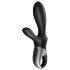 Satisfyer Heat Climax+ - išmanus, šilumą skleidžiantis analinis vibratorius (juodos spalvos)