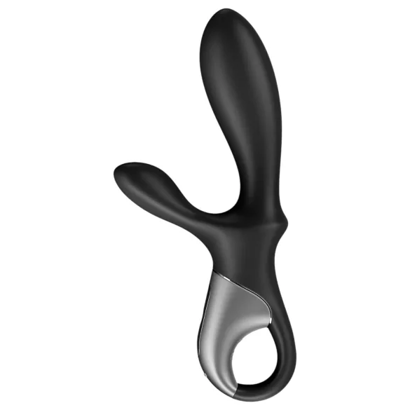 Satisfyer Heat Climax+ - Programėle valdomas šildomas analinis vibratorius (juodas)