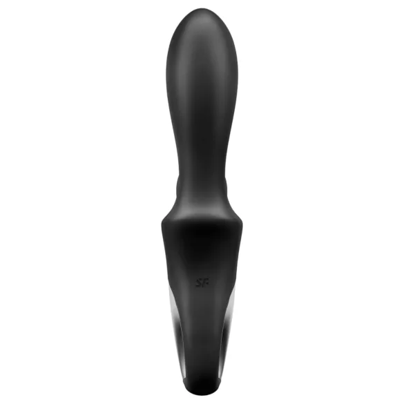 Satisfyer Heat Climax+ - Programėle valdomas šildomas analinis vibratorius (juodas)