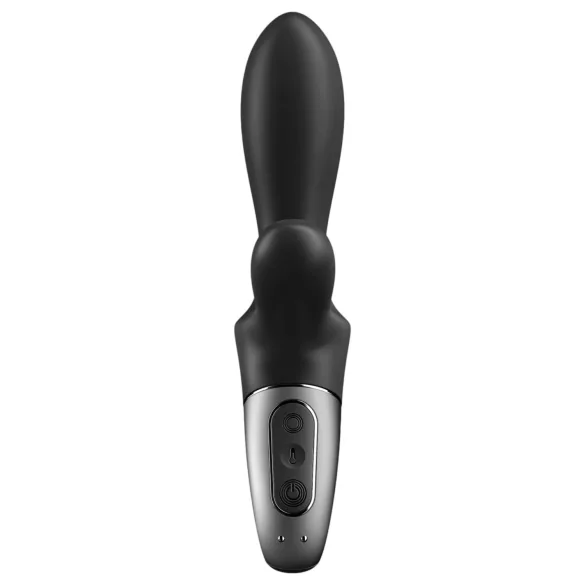Satisfyer Heat Climax+ - Programėle valdomas šildomas analinis vibratorius (juodas)