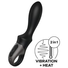   Satisfyer Heat Climax - analinis vibratorius su šildymu - juodas