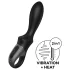 Satisfyer Heat Climax - programėle valdoma šildoma analinė vibratorius (juodas)