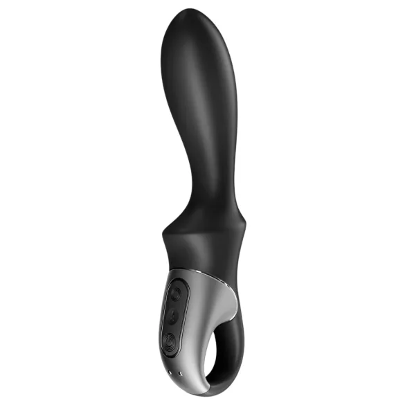Satisfyer Heat Climax - programėle valdoma šildoma analinė vibratorius (juodas)