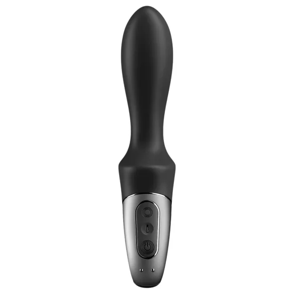 Satisfyer Heat Climax - programėle valdoma šildoma analinė vibratorius (juodas)